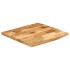 Tablero de mesa borde natural madera maciza mango 80x80x2,5