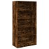 Armario madera contrachapada color roble ahumado 100x50x200