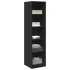 Armario de madera contrachapada negro 50x50x200
