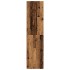 Armario de madera de ingeniería madera envejecida 80x50x200