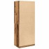 Armario de madera de ingeniería madera envejecida 80x50x200