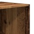 Armario de madera de ingeniería madera envejecida 80x50x200