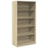 Armario madera contrachapada color roble Sonoma 100x50x200