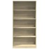 Armario madera contrachapada color roble Sonoma 100x50x200