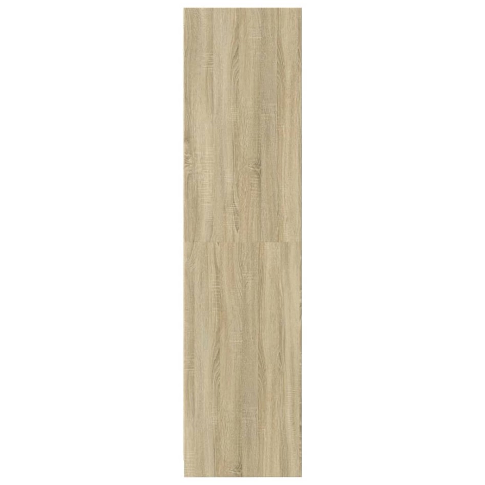 Armario madera contrachapada color roble Sonoma 100x50x200