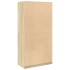 Armario madera contrachapada color roble Sonoma 100x50x200