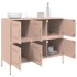 Aparador acero rosa 100,5x39x79