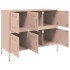 Aparador acero rosa 100,5x39x79