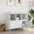 Aparador acero blanco 100,5x39x79