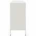 Aparador acero blanco 100,5x39x79
