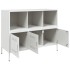 Aparador acero blanco 100,5x39x79