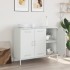 Aparador acero blanco 100,5x39x79