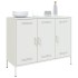 Aparador acero blanco 100,5x39x79