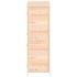 Cobertizo de jardín madera maciza de abeto 55x52x174,5