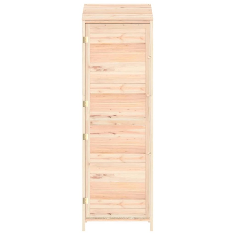 Cobertizo de jardín madera maciza de abeto 55x52x174,5