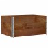 Collares de palets 3 uds madera maciza de pino marrón 120x80