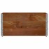 Collares de palets 3 uds madera maciza de pino marrón 120x80