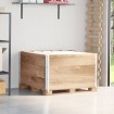 Collares de palets 3 unidades madera maciza de pino 100x100 cm