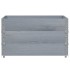 Collares de palets 3 uds madera maciza de pino gris 100x100