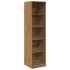 Armario de madera de ingeniería roble artesanal 50x50x200