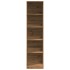 Armario de madera de ingeniería roble artesanal 50x50x200