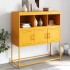 Aparador acero amarillo mostaza 100,5x39x107
