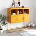 Aparador acero amarillo mostaza 100,5x39x107