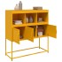 Aparador acero amarillo mostaza 100,5x39x107