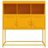 Aparador acero amarillo mostaza 100,5x39x107