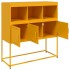 Aparador acero amarillo mostaza 100,5x39x107