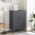 Aparador acero gris antracita 68x39x101,5