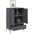 Aparador acero gris antracita 68x39x101,5