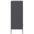 Aparador acero gris antracita 68x39x101,5