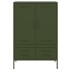 Aparador acero verde oliva 68x39x101,5