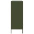 Aparador acero verde oliva 68x39x101,5