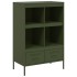 Aparador acero verde oliva 68x39x101,5