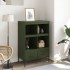 Aparador acero verde oliva 68x39x101,5