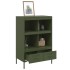 Aparador acero verde oliva 68x39x101,5