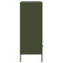 Aparador acero verde oliva 68x39x101,5