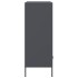 Aparador acero gris antracita 68x39x101,5