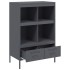 Aparador acero gris antracita 68x39x101,5