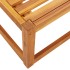 Set de sofás de jardín con cojines 3 pzas madera maciza