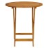 Juego de bistro de 3 piezas ratán PE y madera maciza