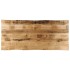 Tablero de mesa borde natural madera maciza mango 140x60x2,5