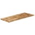 Tablero de mesa borde natural madera maciza mango 140x60x2,5