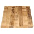 Tablero de mesa borde natural madera maciza mango 140x60x2,5