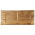 Tablero de mesa borde natural madera maciza mango 140x60x2,5
