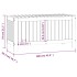 Caja de almacenaje jardín madera pino marrón miel