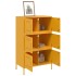 Aparador de acero amarillo mostaza 68x39x113