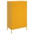 Aparador de acero amarillo mostaza 68x39x113